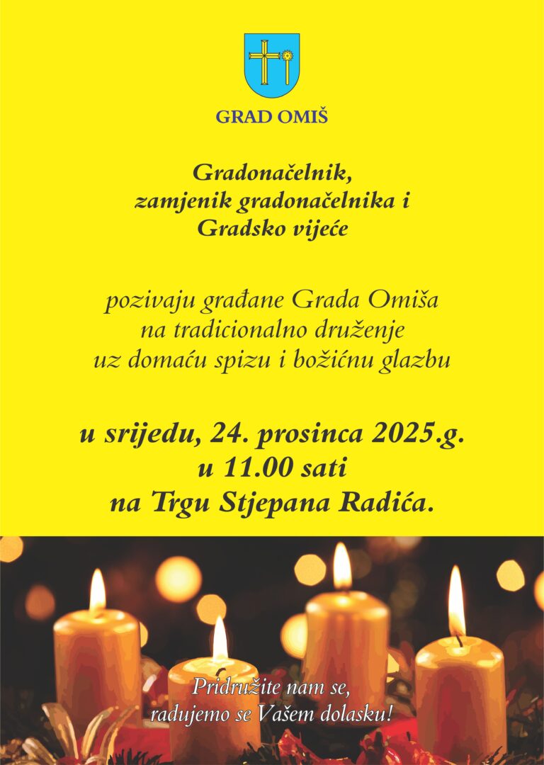 Grad Omiš-Plakat Badnjak